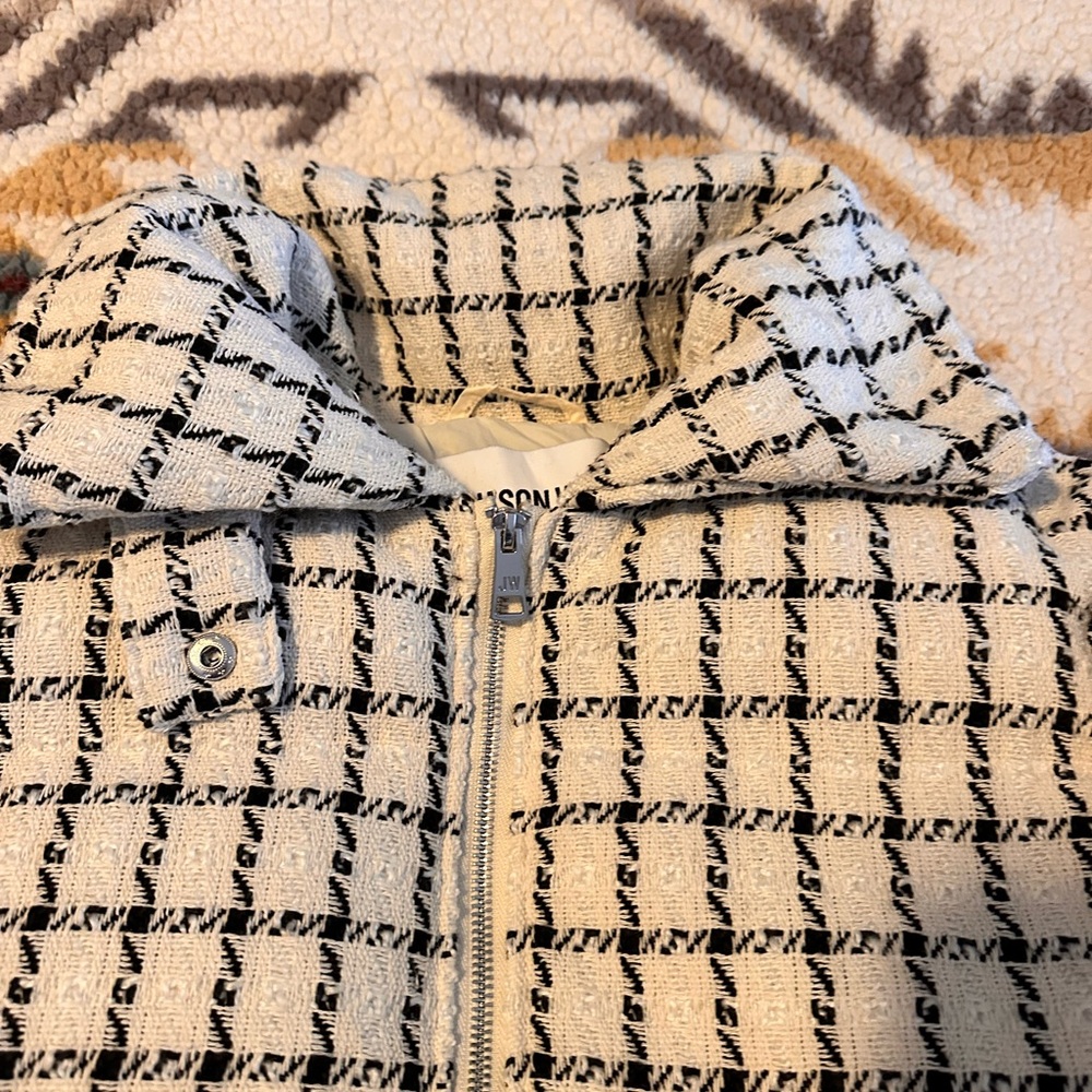 Jason Wu Women's Checkered puffer coat - Picture 6 of 11